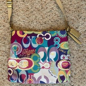 graphic coach purse